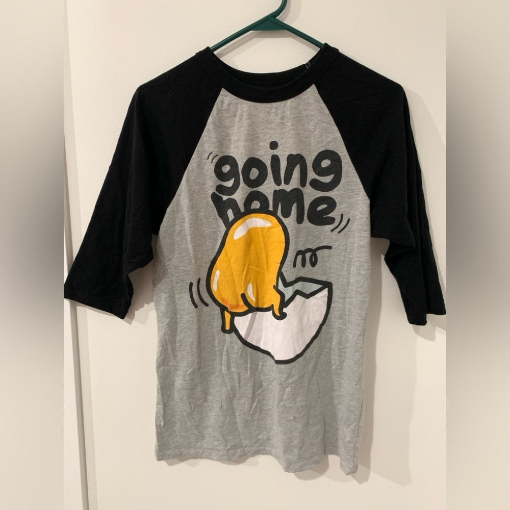 Gudetama baseball tee